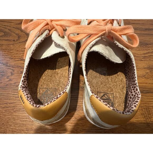 Reef Women's Cushion Sunset Casual Lace Up Shoes Washed Sand Size 9 - Picture 9 of 9